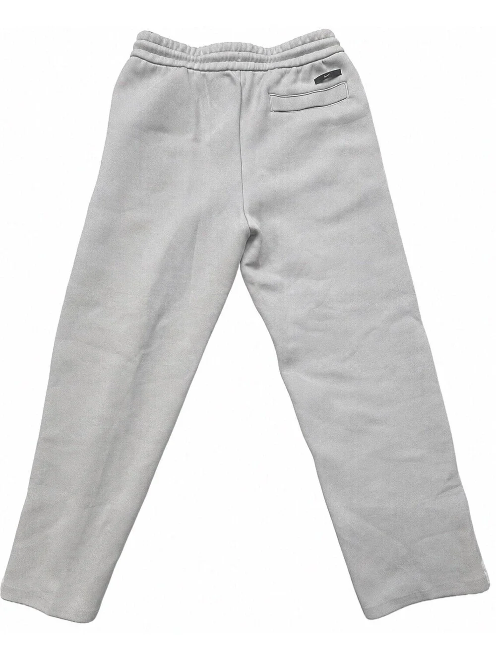 Nike Men’s Gray Fleece Pants Size Small Drawstring Straight Leg Sweatpants